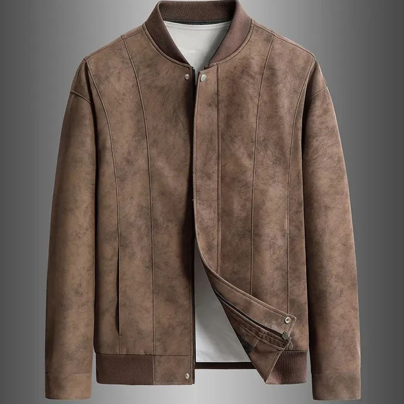 Langston Deerskin Bomber Jacket