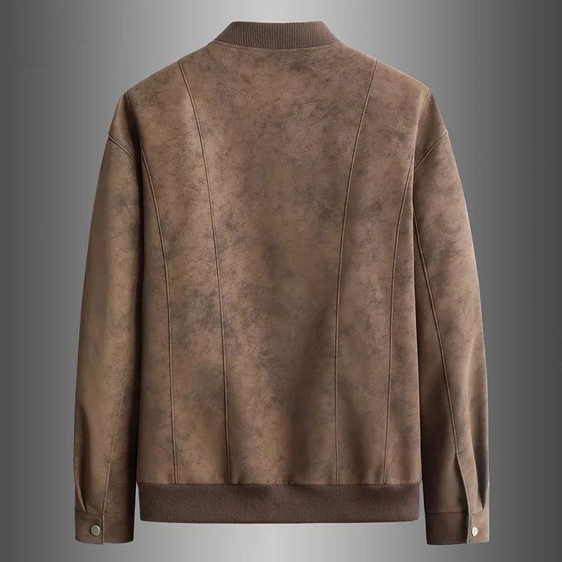 Langston Deerskin Bomber Jacket