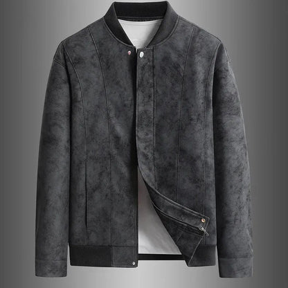 Langston Deerskin Bomber Jacket